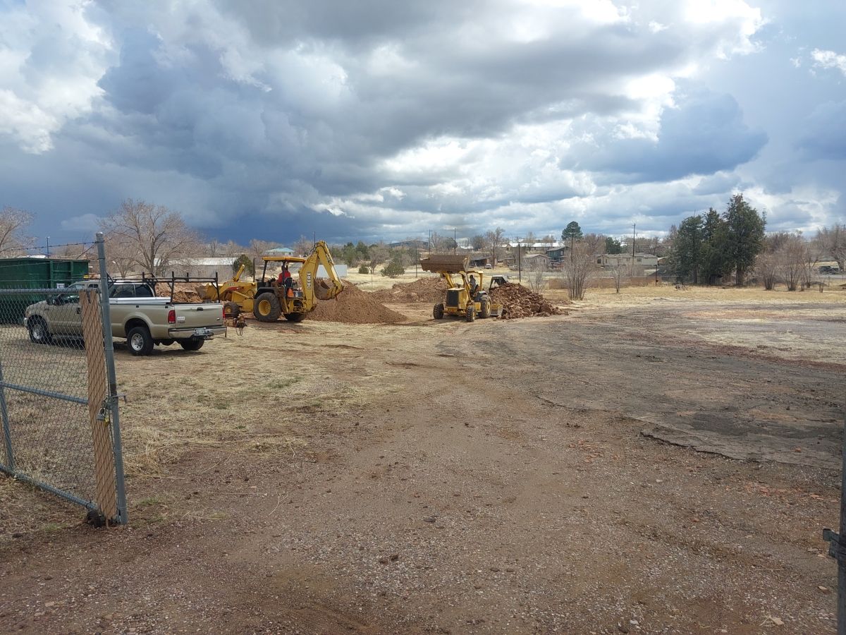 Start of New Well House