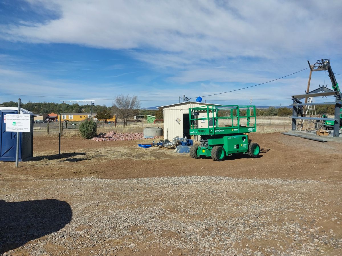 Start of New Well House